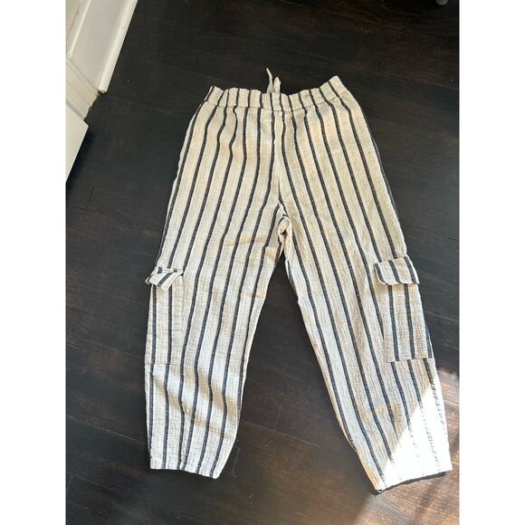 Zara Striped Balloon Pants, size Medium - Picture 3 of 3